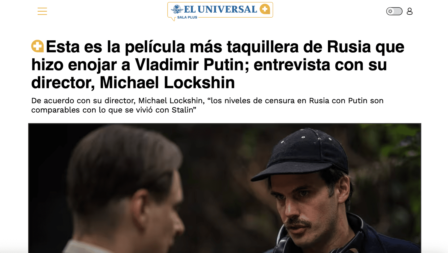 Esta es la película más taquillera de Rusia que hizo enojar a Vladimir Putin; entrevista con su director, Michael Lockshin